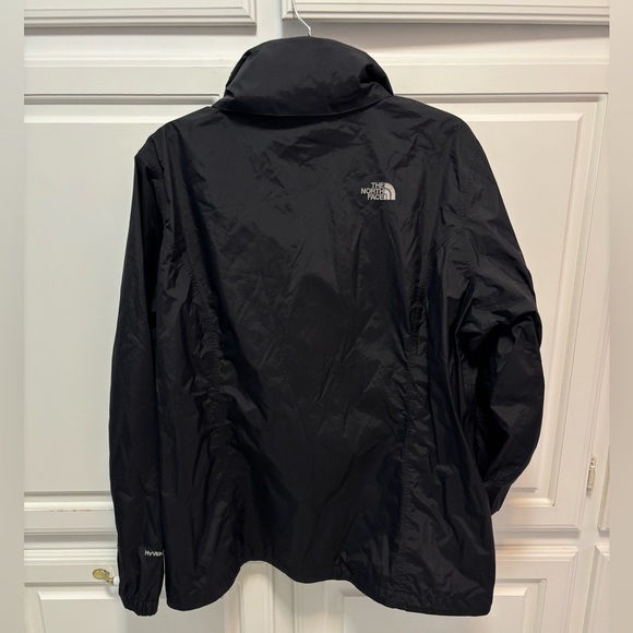 The North Face Women’s Black HyVent Hooded Rain Windbreaker Jacket Size XXL - Picture 2 of 11